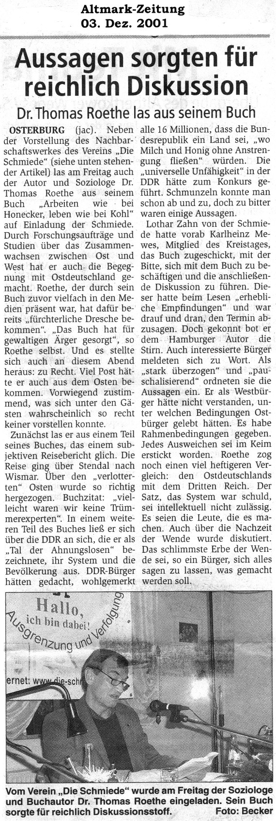 03.12.2001 amz buchlesung roethe Schmiede e.V.