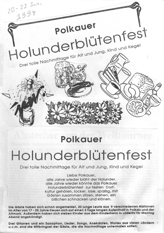 flyer holunderblütenfest