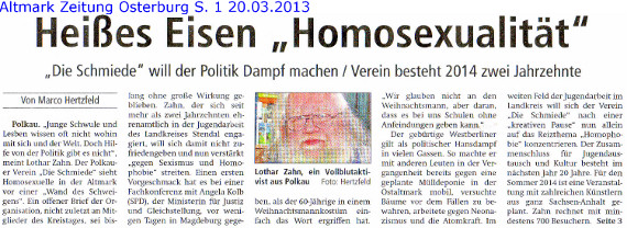 heisses eisen homosexualitaet amz 20.3.13