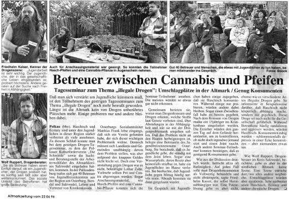 Betreuer zwischen Cannabis und Pfeifen