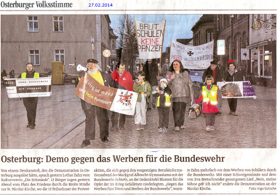 27.02.2014 vs Demo gg Werben f Bundeswehr