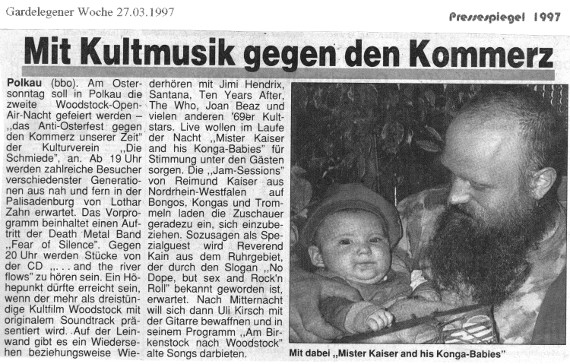 27.03.1997 gardel woche kultmusik gg kommerz Schmiede e.V.